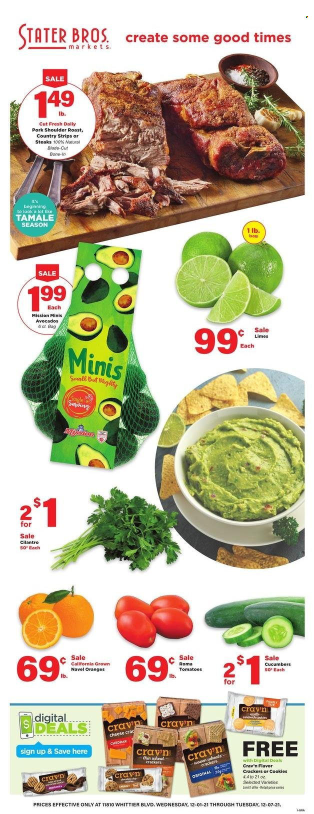 Stater Bros. ad - 12/01/2021 - 12/07/2021. Page 1