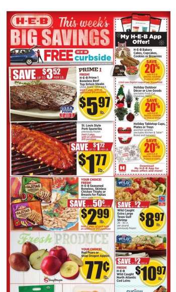 H-E-B Flyer - 12/01/2021 - 12/07/2021.