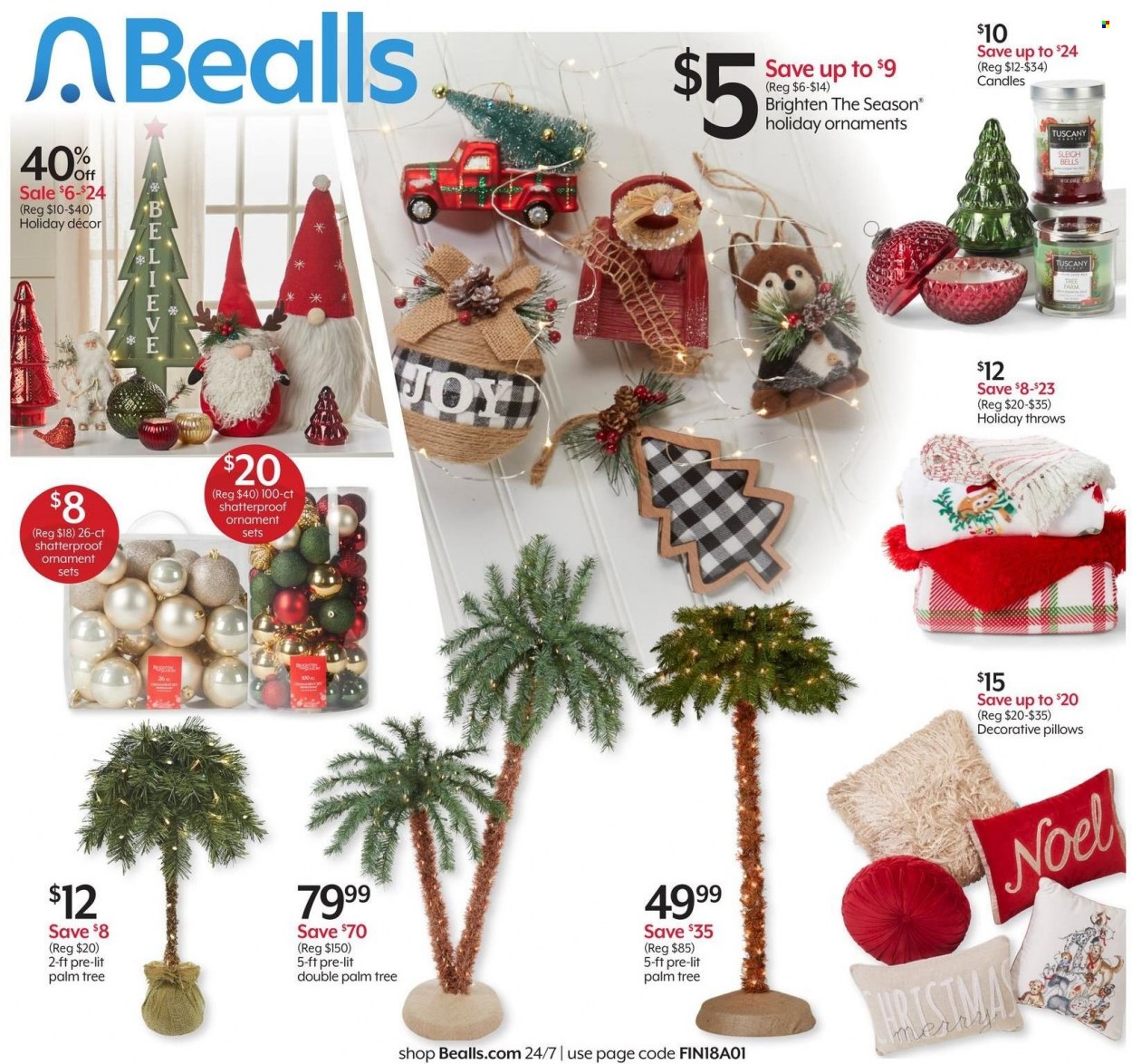 thumbnail - Bealls Florida Flyer - 12/01/2021 - 12/07/2021 - Sales products - pillow. Page 1.