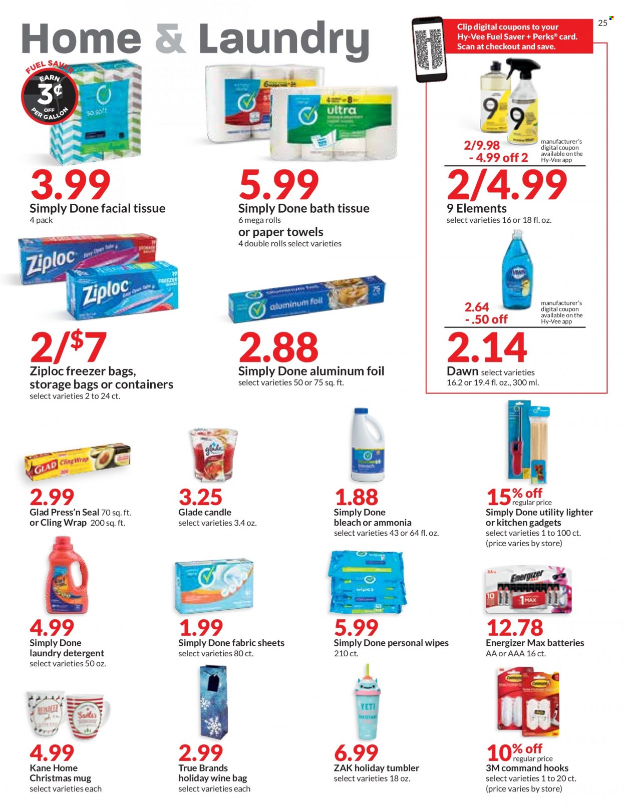 Hy-Vee ad - 12/01/2021 - 12/07/2021. Page 25