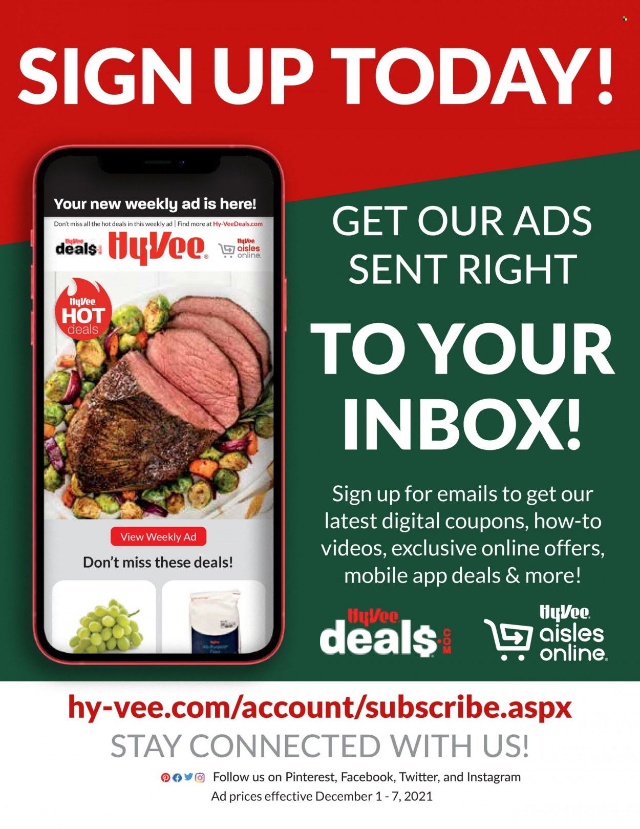 Hy-Vee ad - 12/01/2021 - 12/07/2021. Page 33