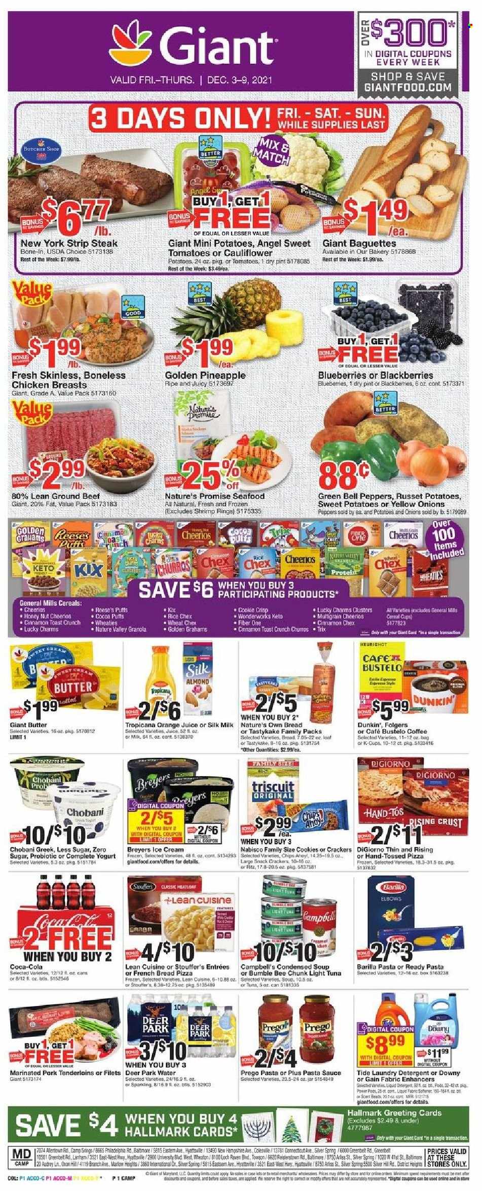 Giant Food ad - 12/03/2021 - 12/09/2021. Page 1