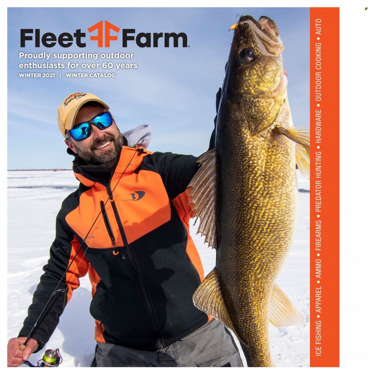thumbnail - Fleet Farm Flyer - Sales products - ice fishing, ammo. Page 1.