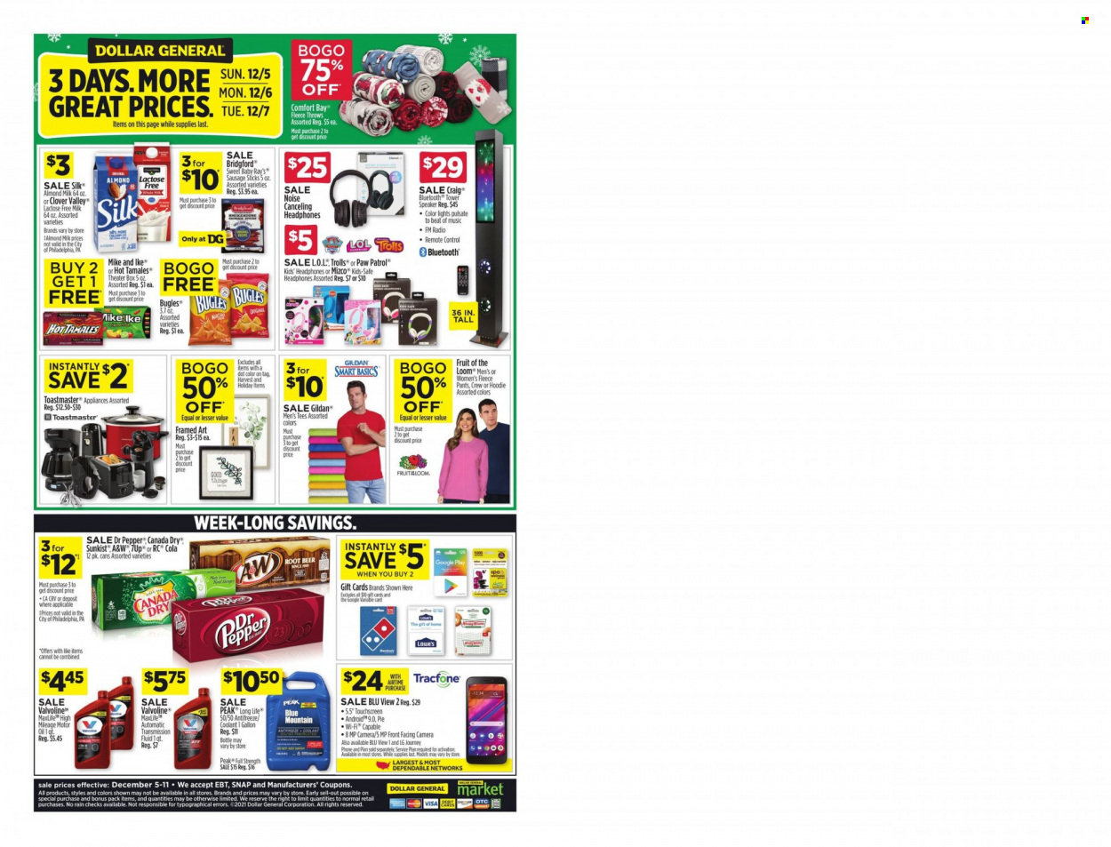 Dollar General ad - 12/05/2021 - 12/11/2021. Page 2