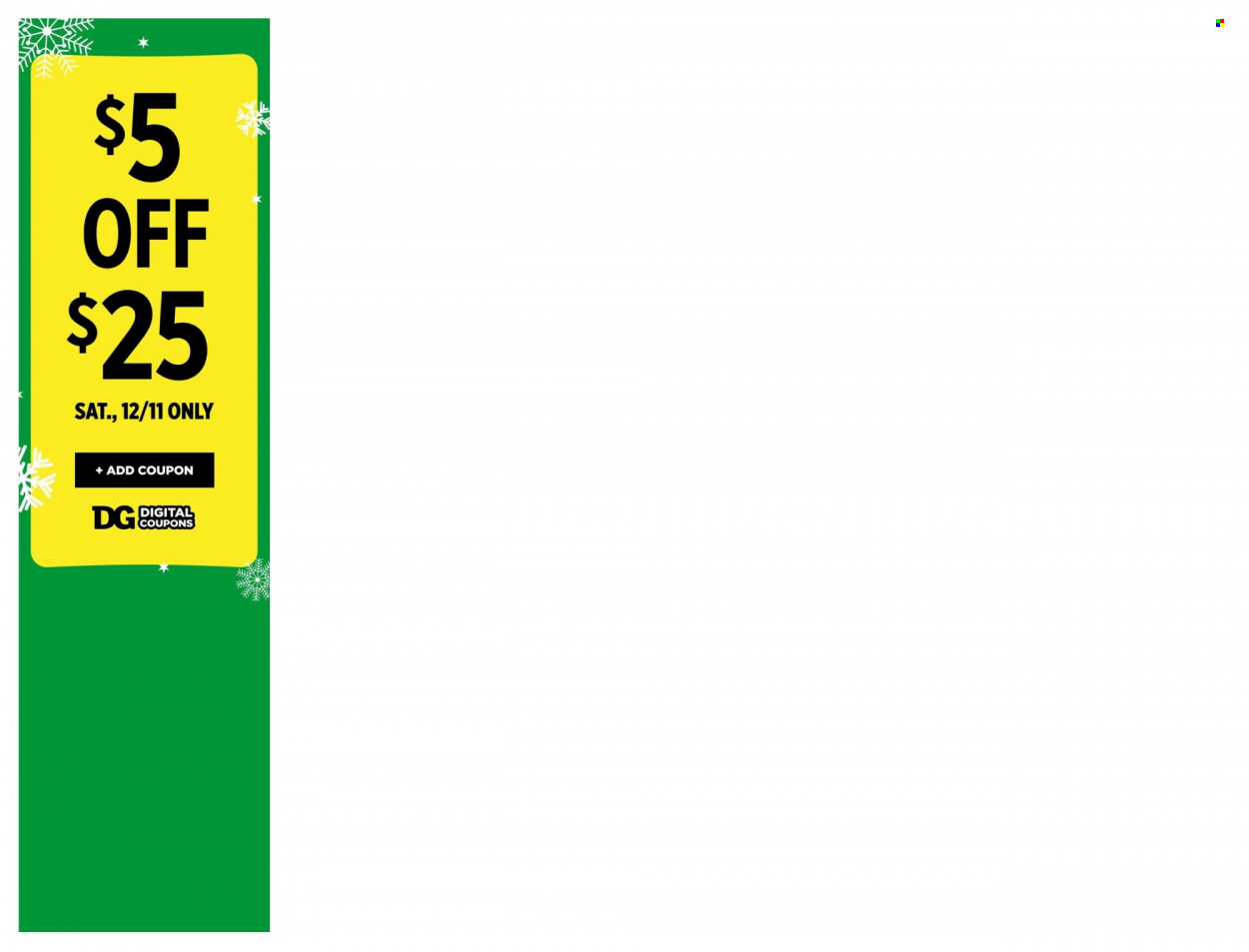 Dollar General ad - 12/05/2021 - 12/11/2021. Page 16