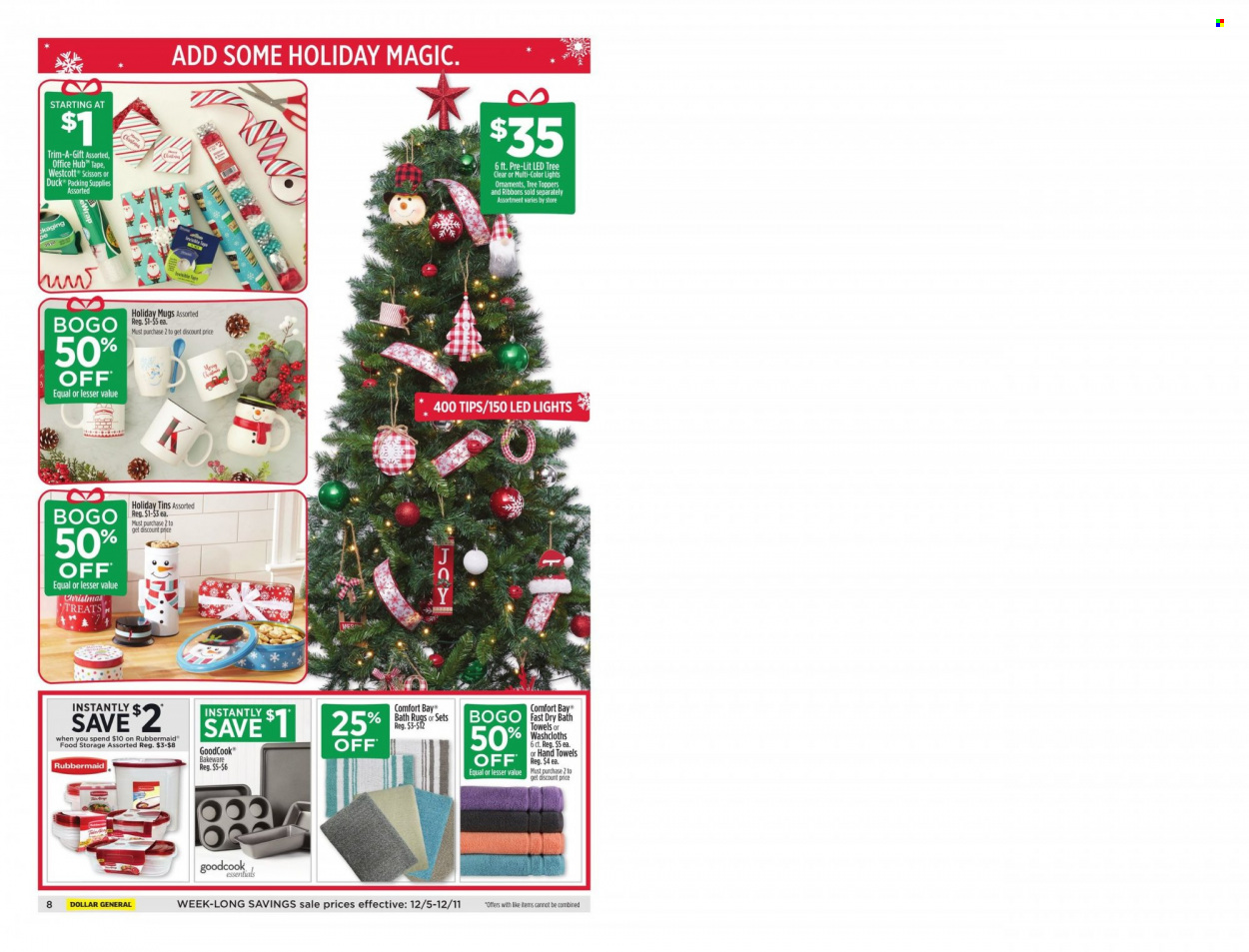 Dollar General ad - 12/05/2021 - 12/11/2021. Page 8