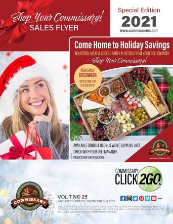 Commissary Flyer - 12/06/2021 - 12/19/2021.