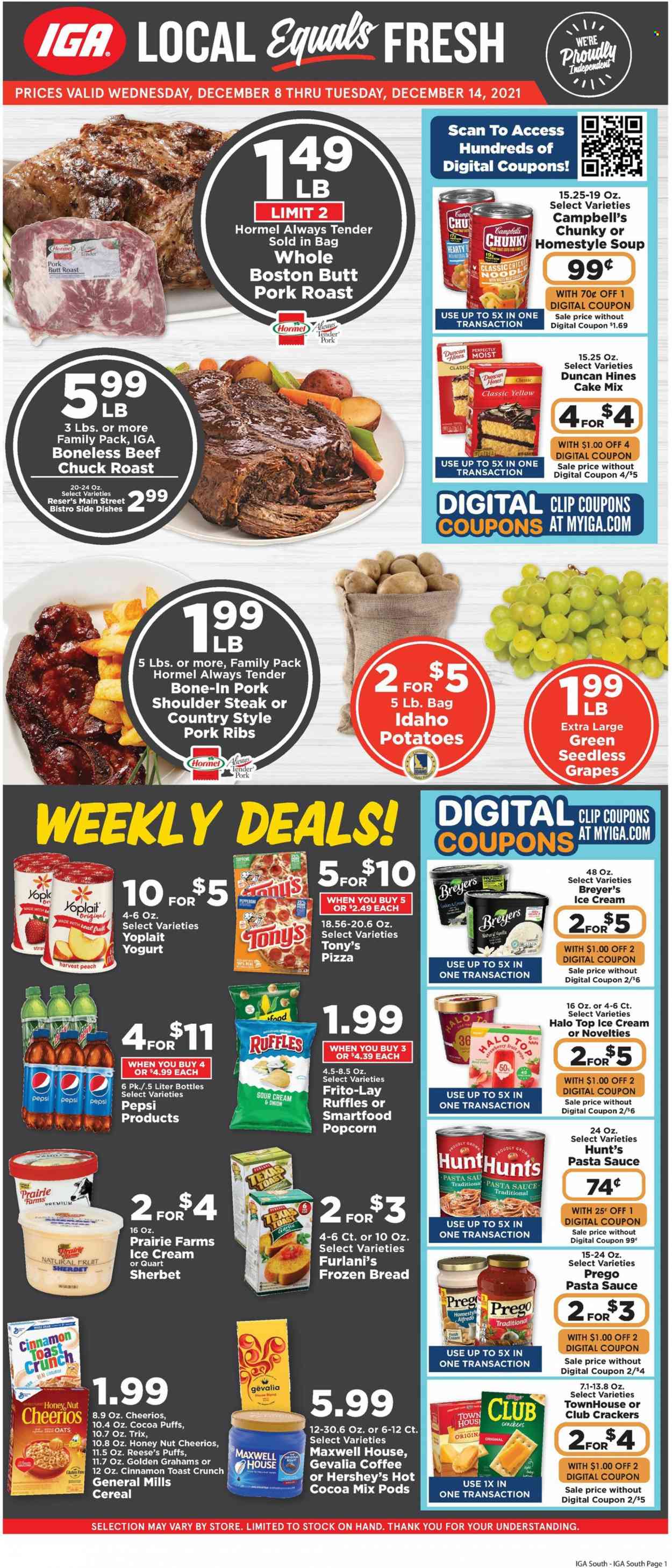IGA ad - 12/08/2021 - 12/14/2021. Page 1