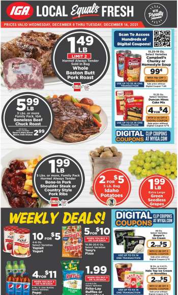 IGA Flyer - 12/08/2021 - 12/14/2021.