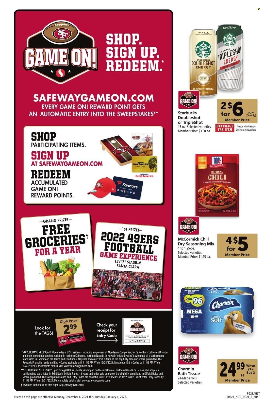 Safeway ad - 12/06/2021 - 01/04/2022. Page 21