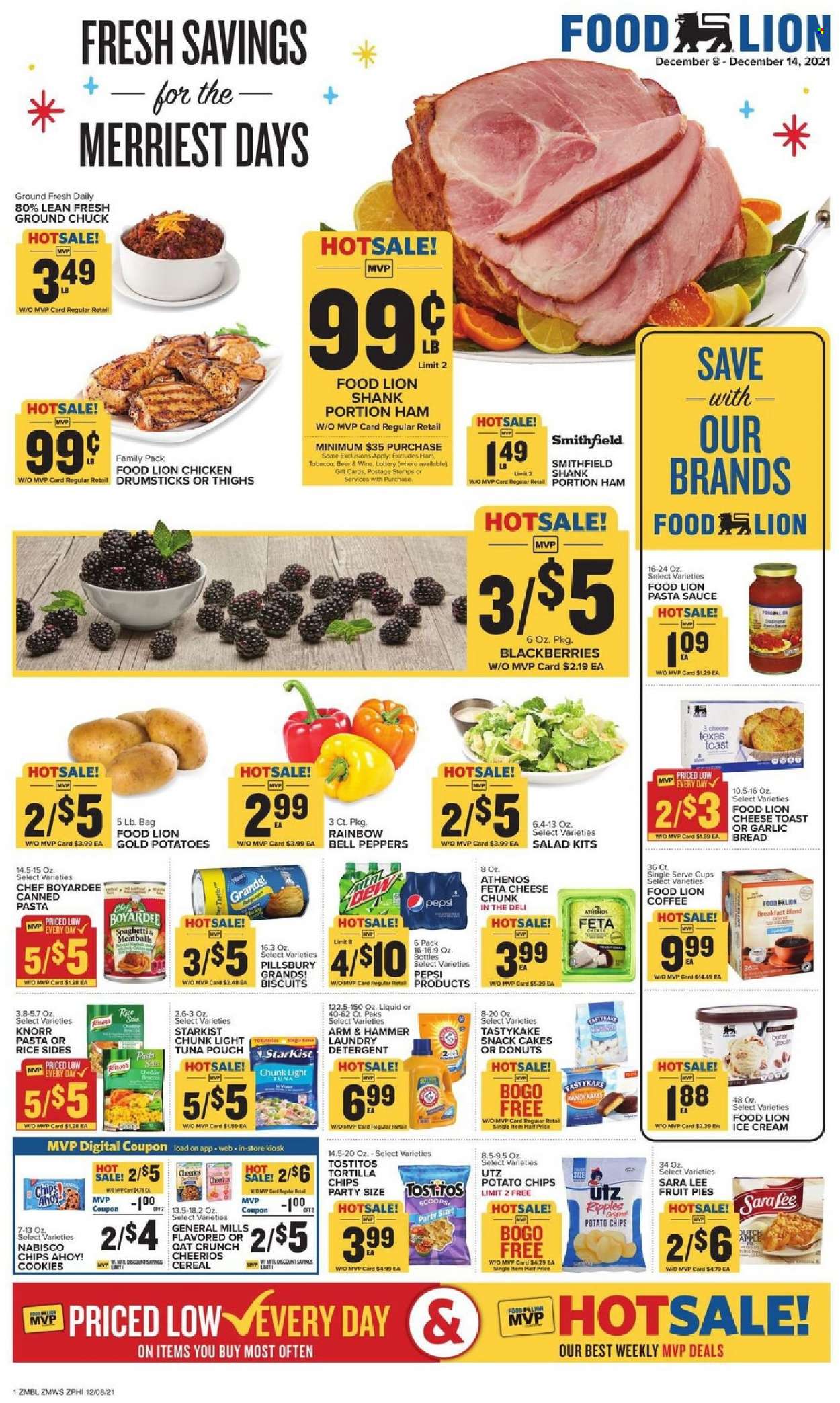 Food Lion ad - 12/08/2021 - 12/14/2021. Page 1