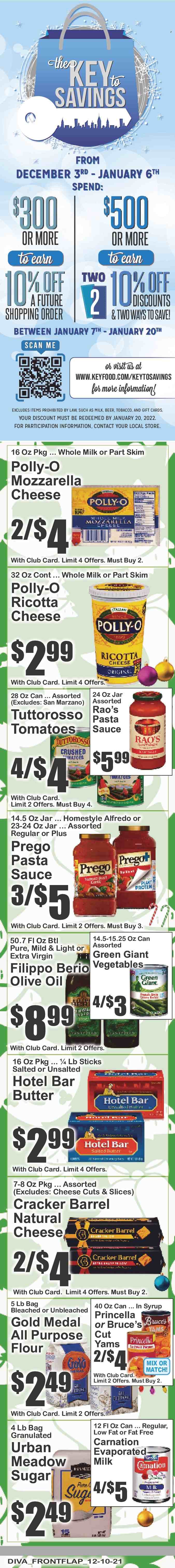 Key Food ad - 12/10/2021 - 12/16/2021. Page 2