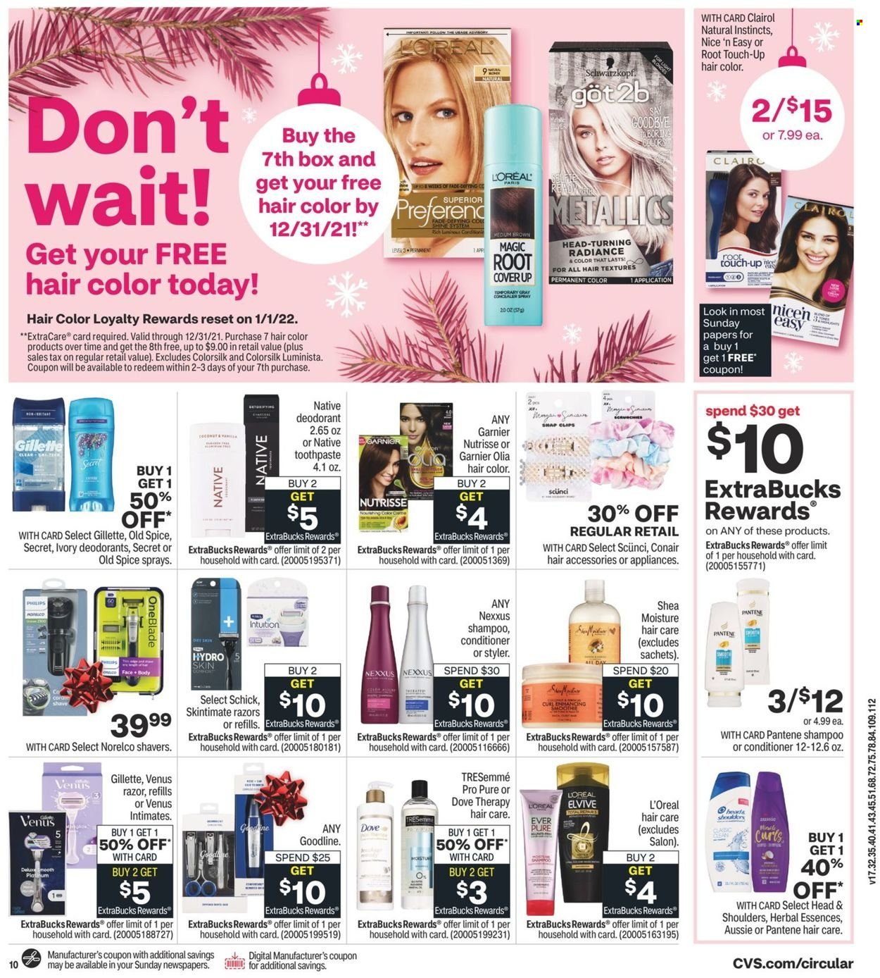 CVS Pharmacy ad - 12/12/2021 - 12/18/2021. Page 10