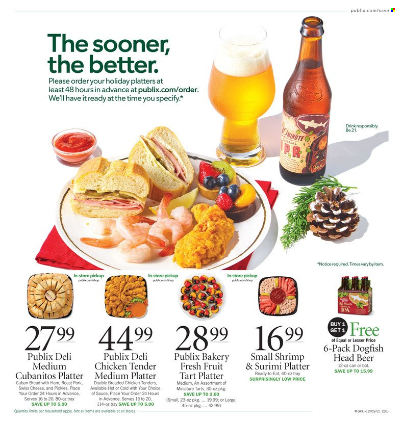 Publix ad - 12/09/2021 - 12/15/2021. Page 20