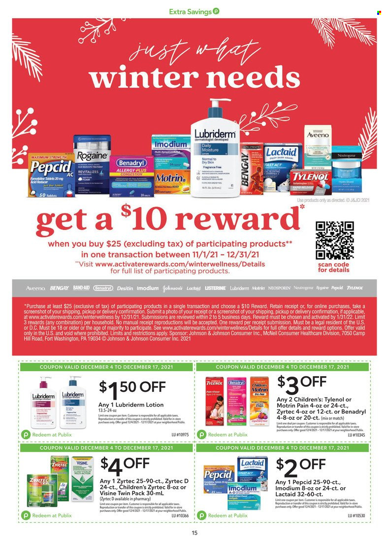 Publix ad - 12/04/2021 - 12/17/2021. Page 15