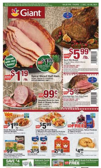 Giant Food Flyer - 12/10/2021 - 12/16/2021.