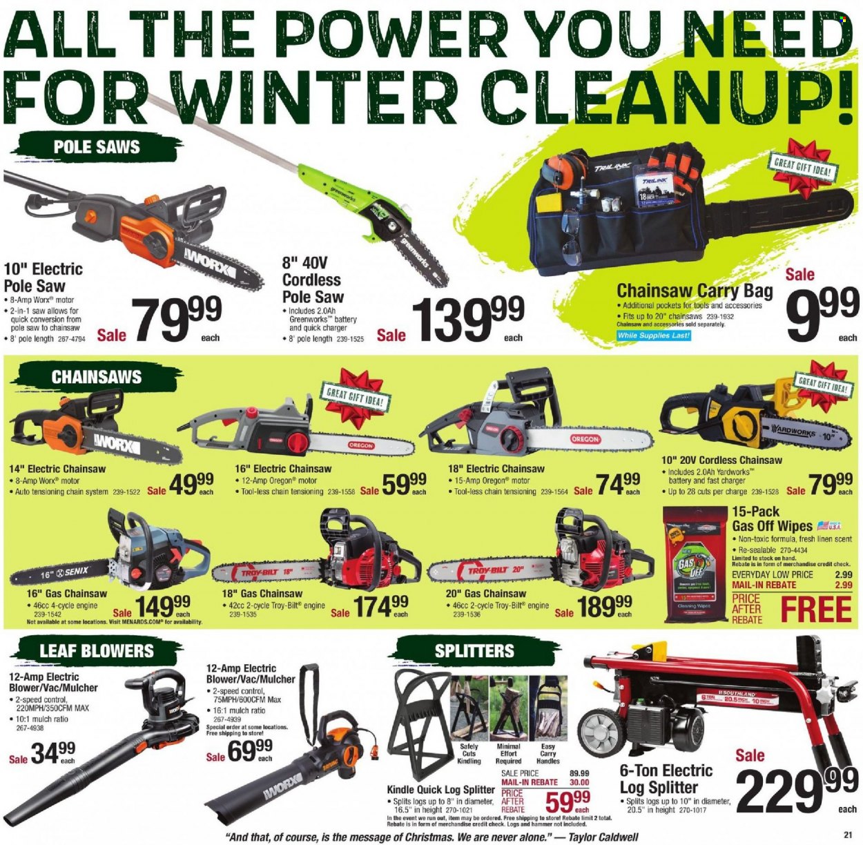 Menards ad - 12/07/2021 - 12/24/2021. Page 26