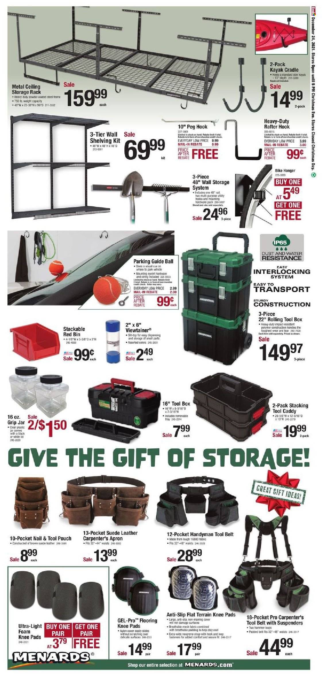 Menards ad - 12/10/2021 - 12/24/2021. Page 9