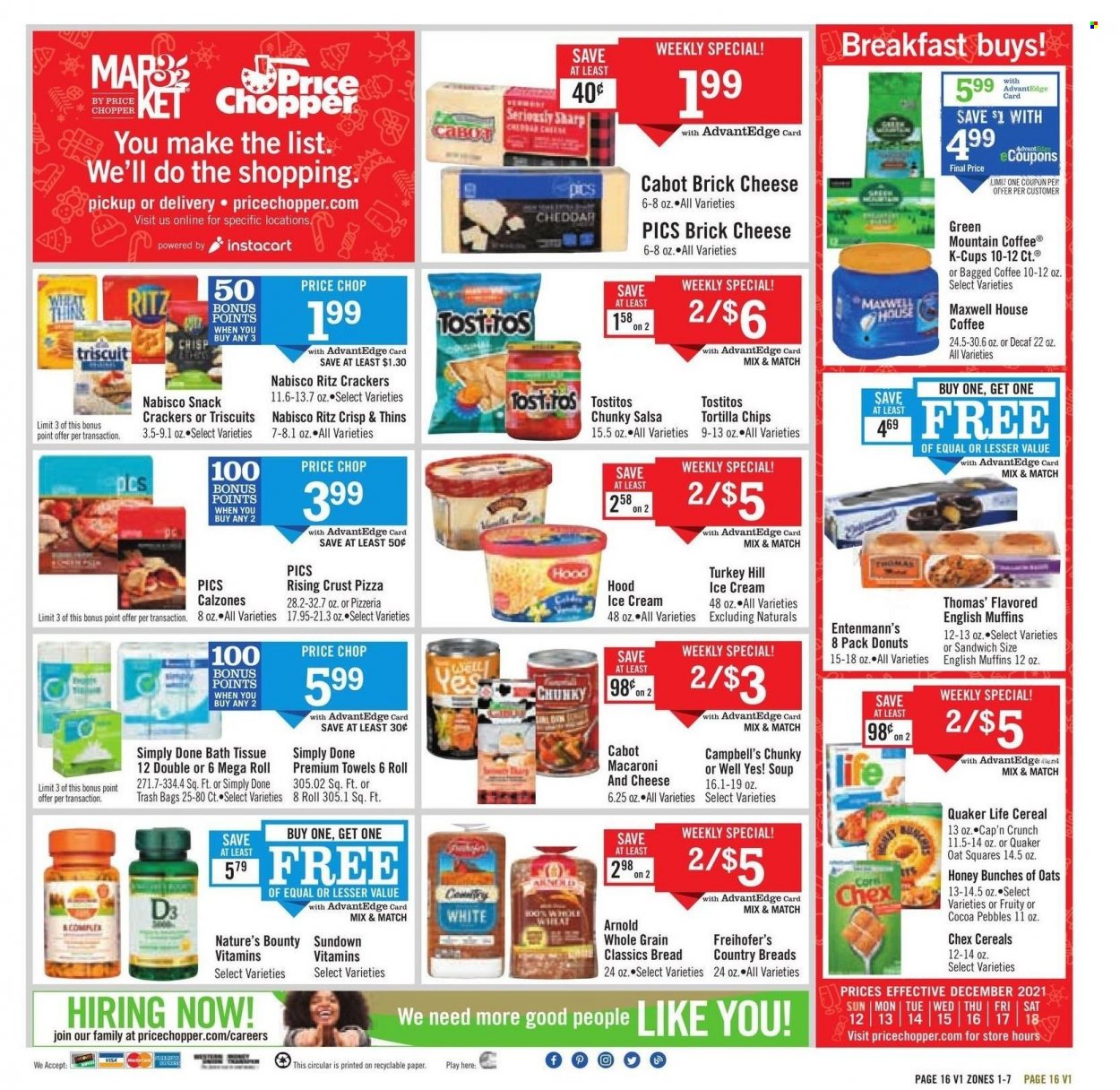 Price Chopper ad - 12/12/2021 - 12/18/2021. Page 16