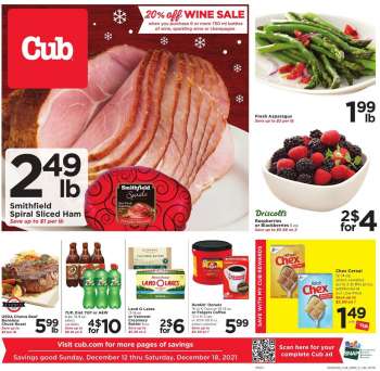 Cub Foods Flyer - 12/12/2021 - 12/18/2021.