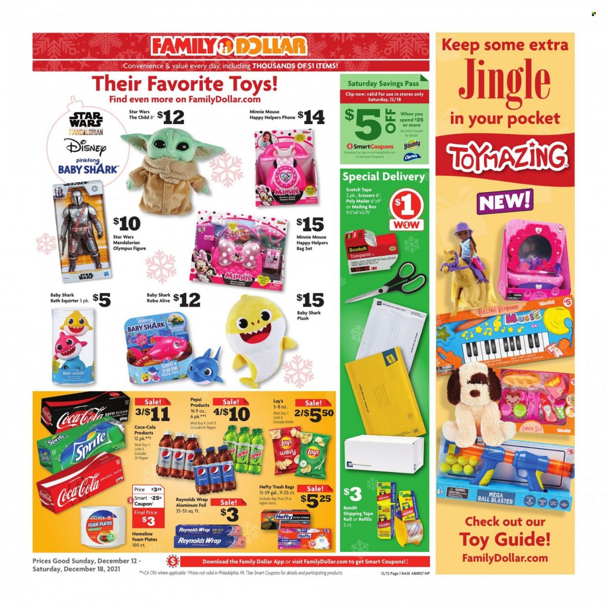 Family Dollar ad - 12/12/2021 - 12/18/2021. Page 1