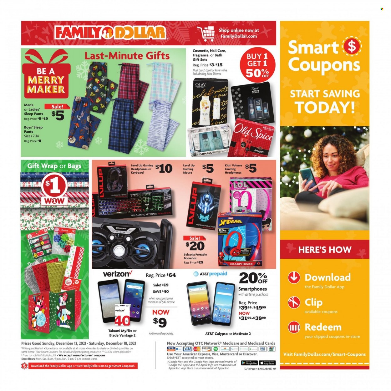 Family Dollar ad - 12/12/2021 - 12/18/2021. Page 4