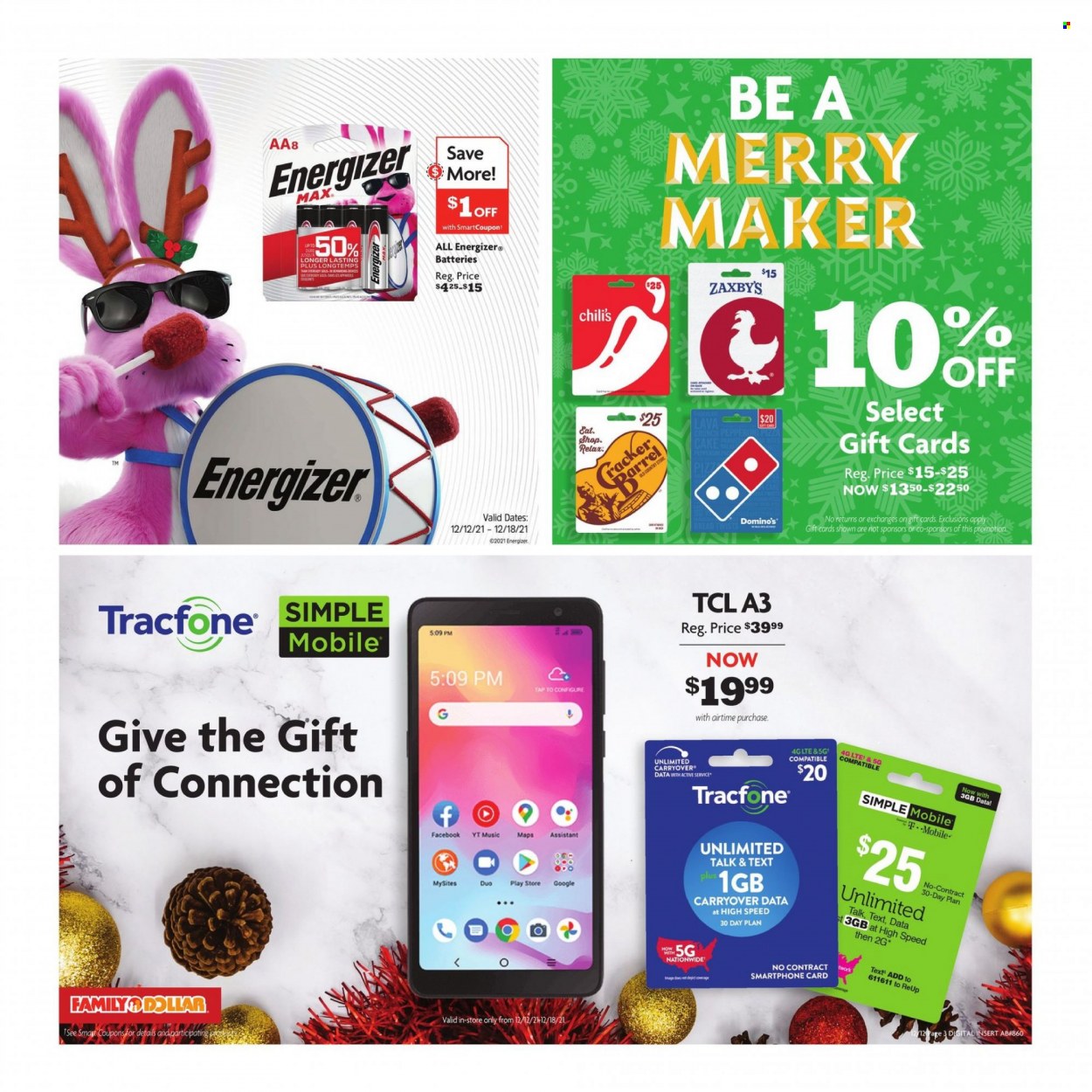 Family Dollar ad - 12/12/2021 - 12/18/2021. Page 7