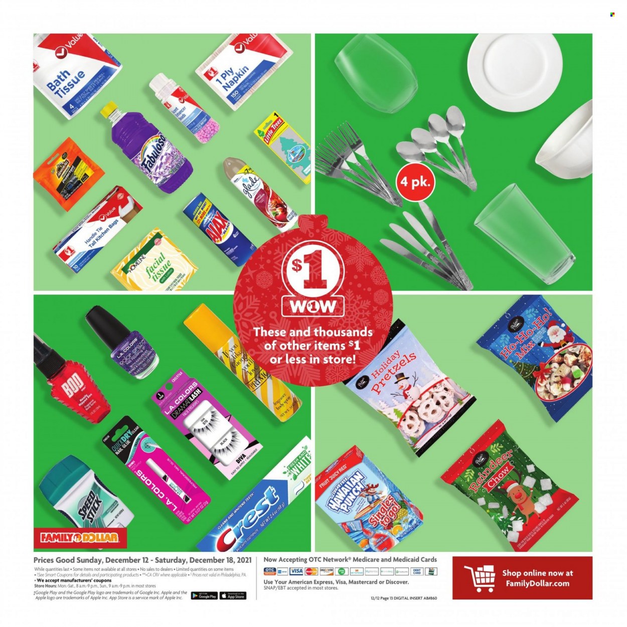 Family Dollar ad - 12/12/2021 - 12/18/2021. Page 17