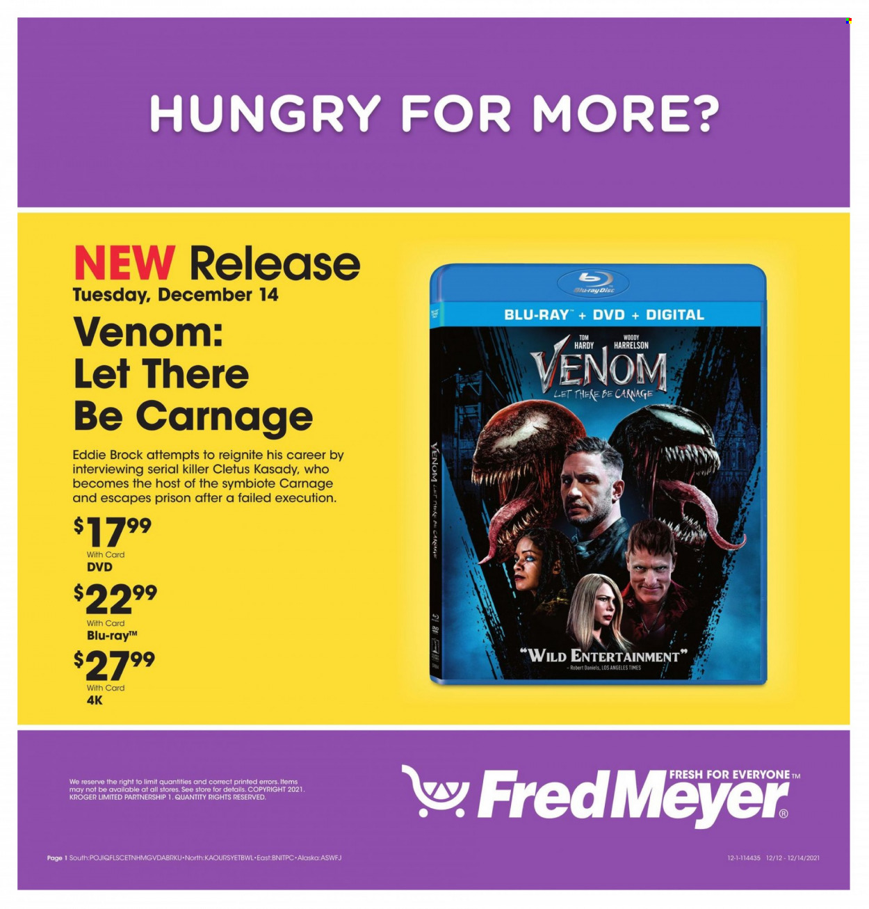Fred Meyer ad - 12/12/2021 - 12/14/2021. Page 1