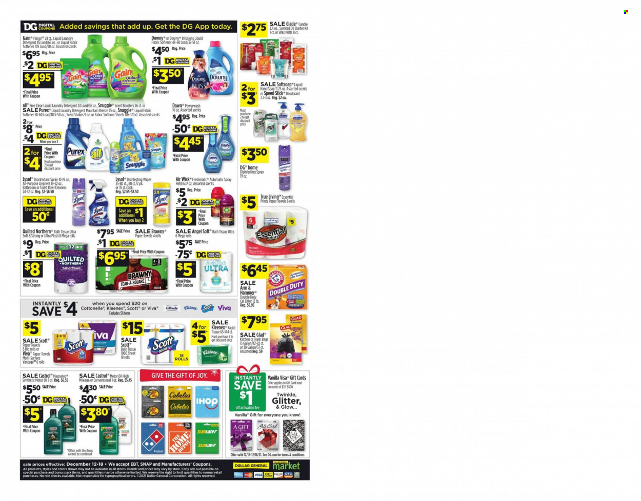 Dollar General ad - 12/12/2021 - 12/18/2021. Page 2