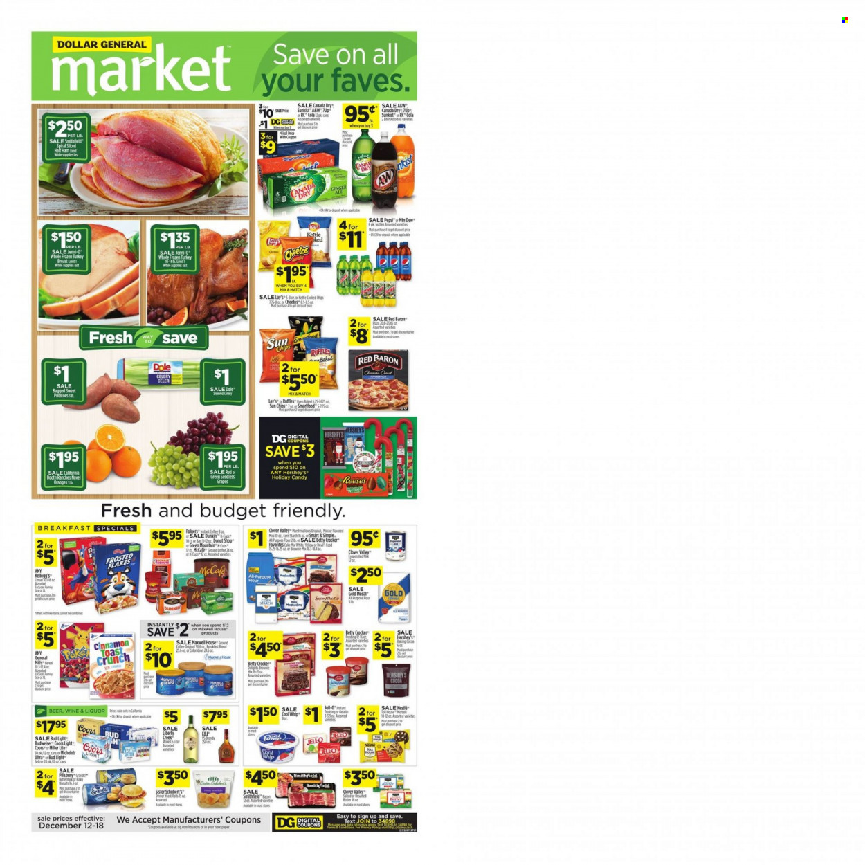Dollar General ad - 12/12/2021 - 12/18/2021. Page 1