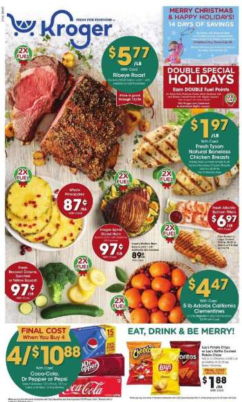 Kroger Flyer - 12/15/2021 - 12/28/2021.