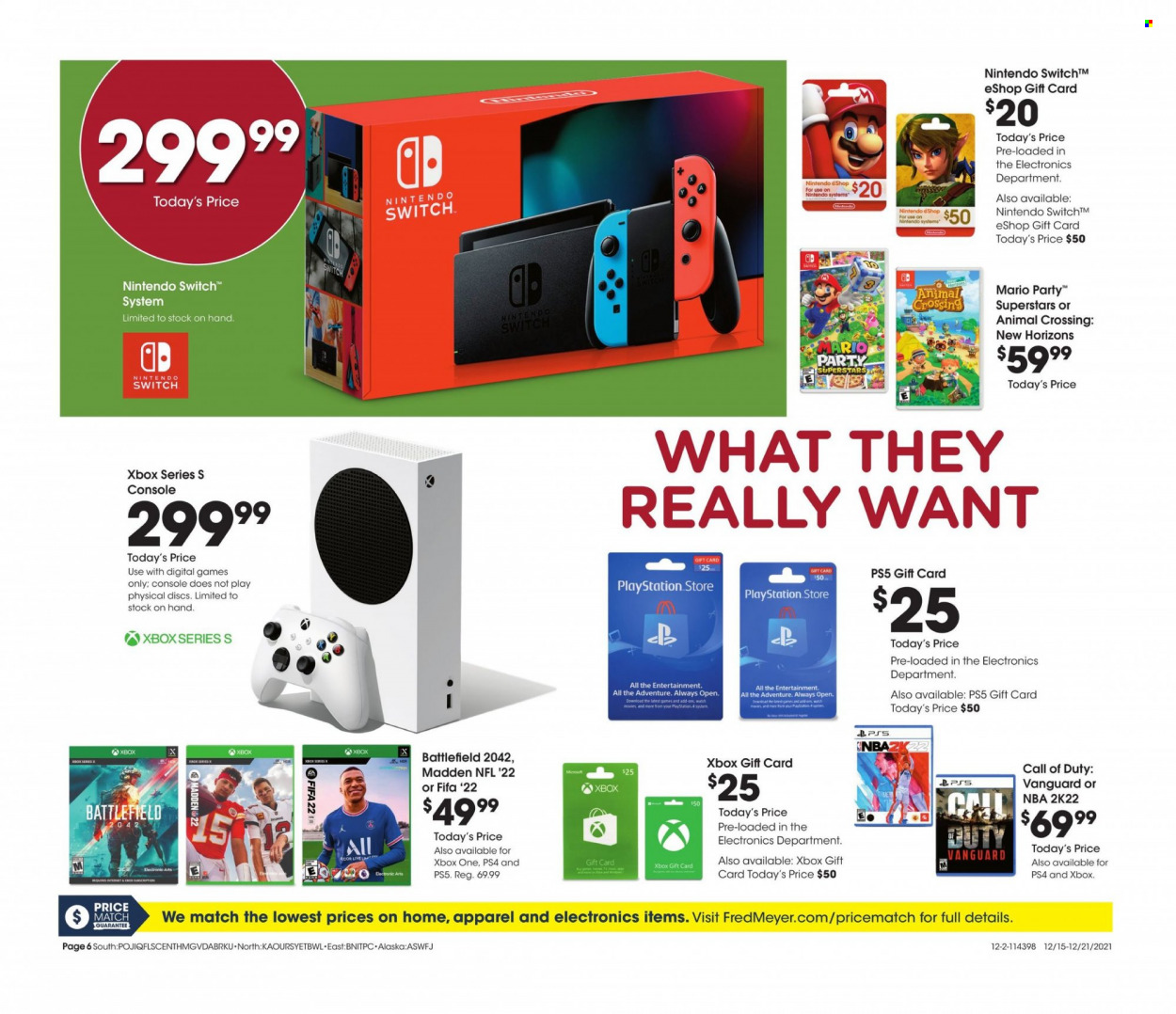 Fred Meyer ad - 12/15/2021 - 12/21/2021. Page 6