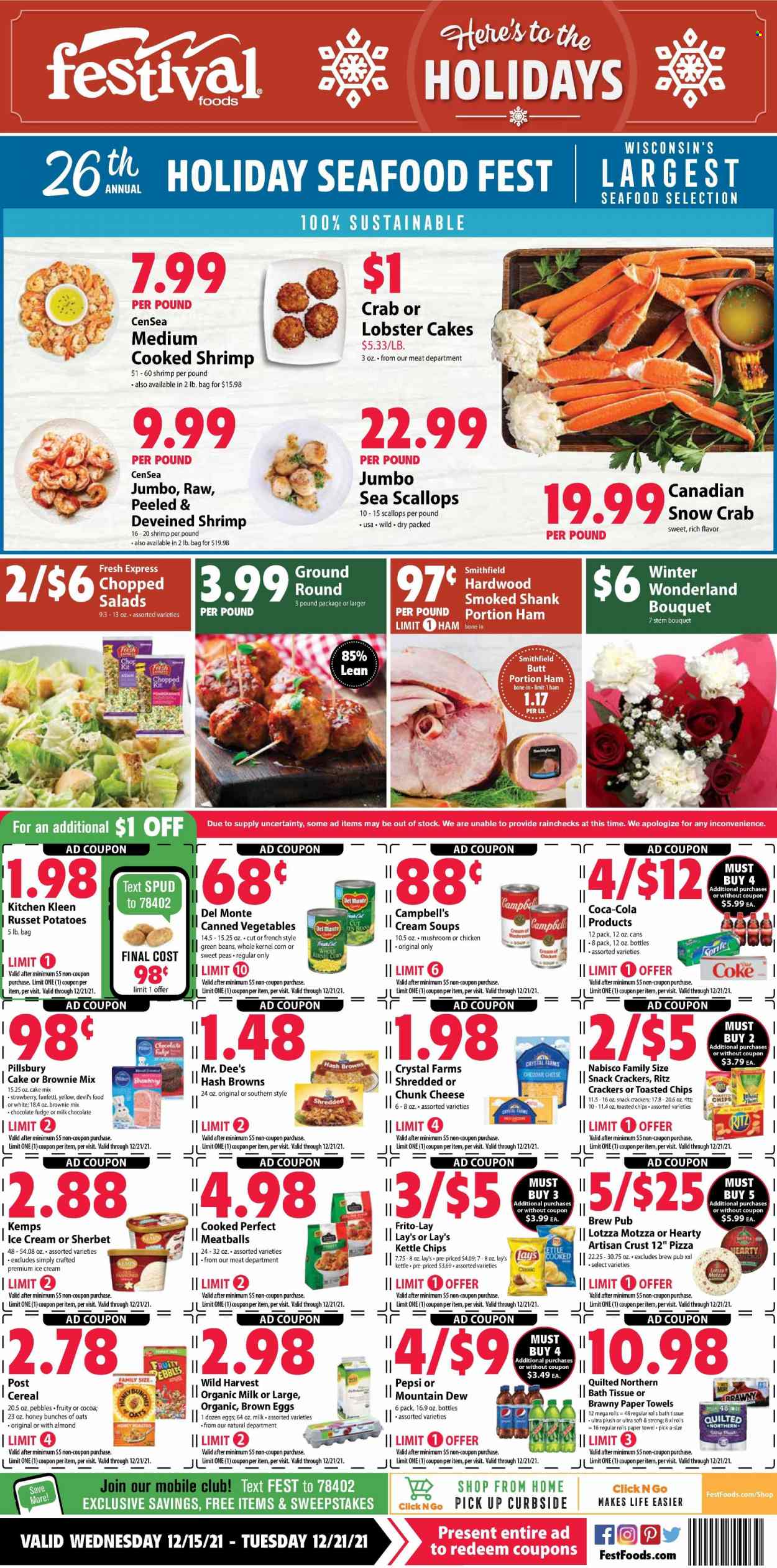 Festival Foods ad - 12/15/2021 - 12/21/2021. Page 1