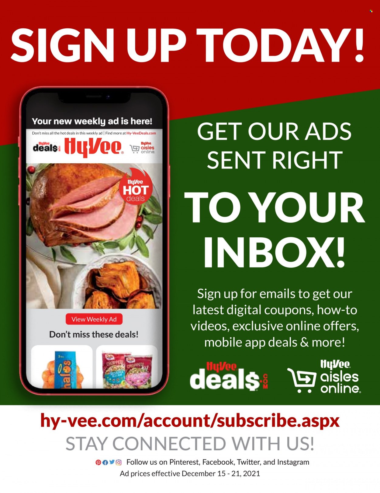 Hy-Vee ad - 12/15/2021 - 12/21/2021. Page 35