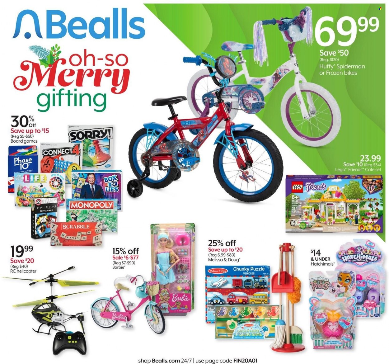 thumbnail - Bealls Florida Flyer - 12/15/2021 - 12/21/2021 - Sales products - Barbie. Page 1.