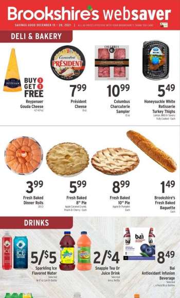Brookshires Flyer - 12/15/2021 - 12/28/2021.