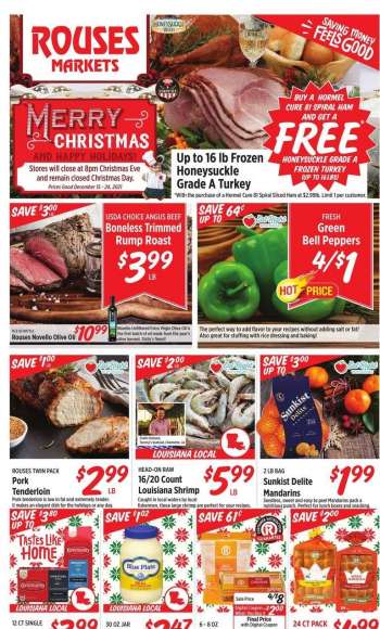 Rouses Markets Flyer - 12/15/2021 - 12/24/2021.
