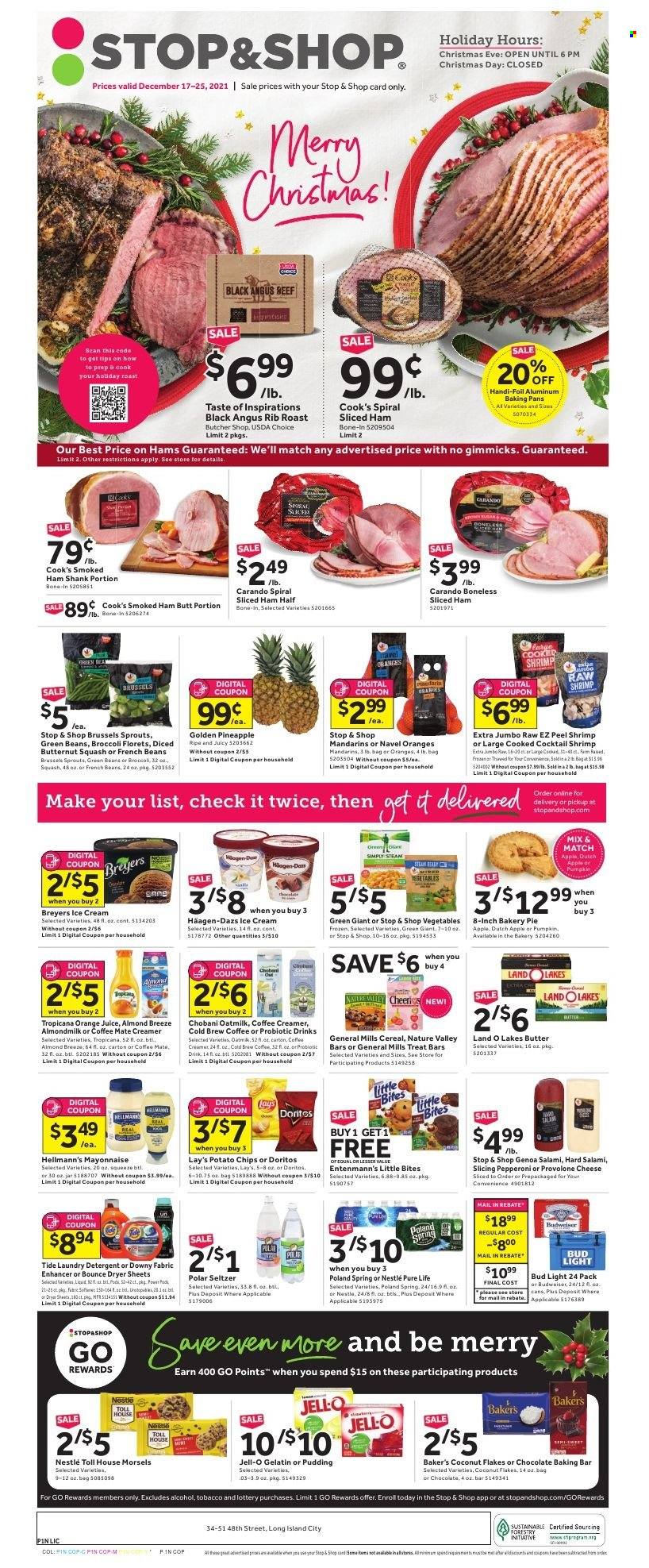 Stop & Shop ad - 12/17/2021 - 12/25/2021. Page 1