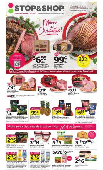 Stop & Shop Flyer - 12/17/2021 - 12/25/2021.