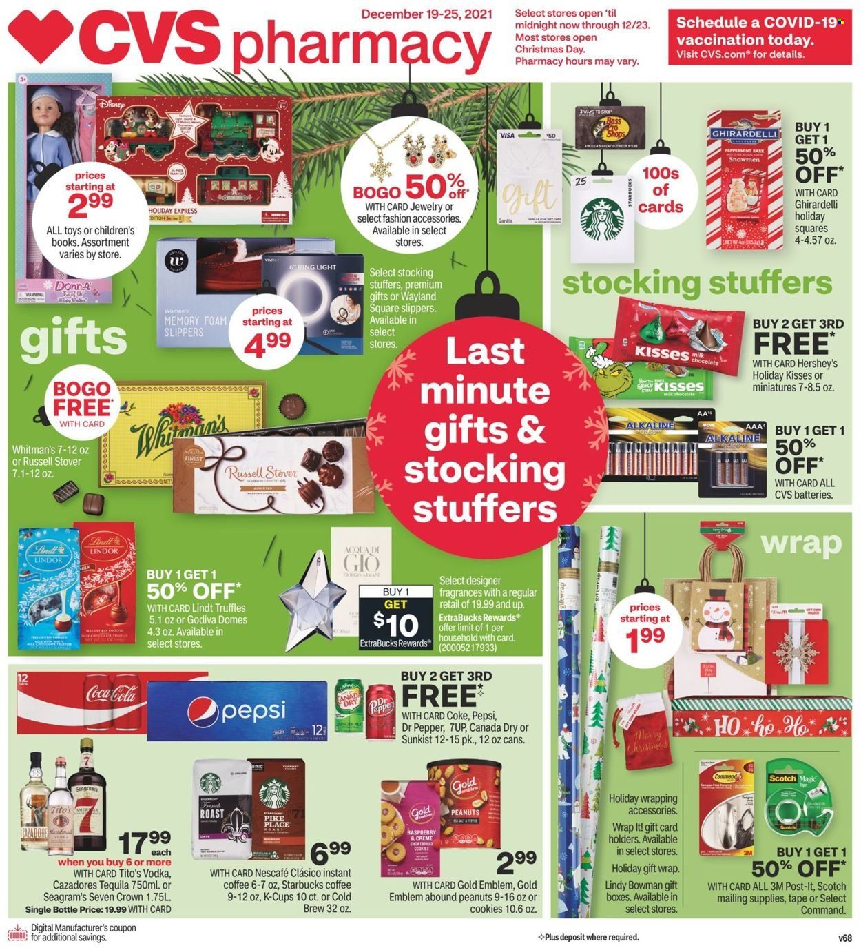 CVS Pharmacy ad - 12/19/2021 - 12/25/2021. Page 1