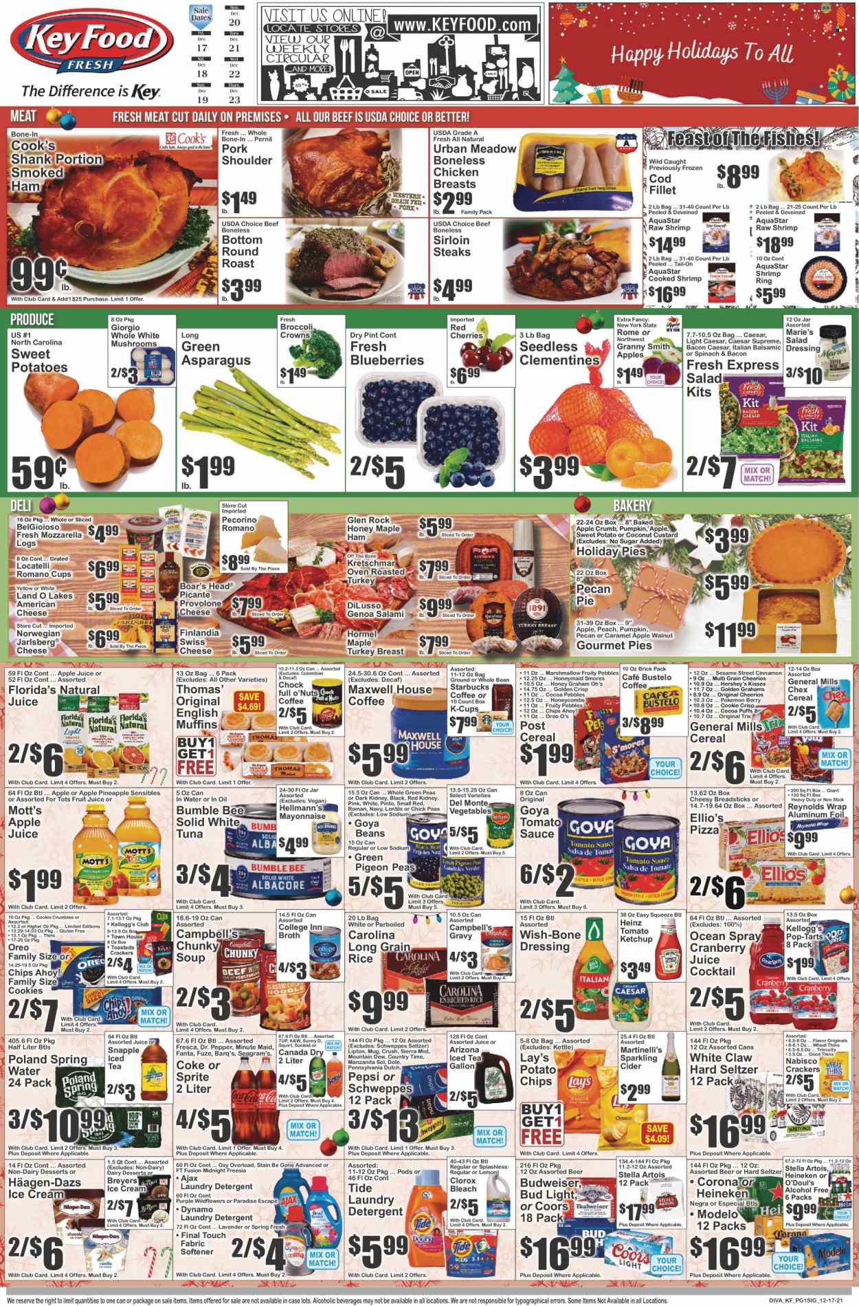 Key Food ad - 12/17/2021 - 12/23/2021. Page 1
