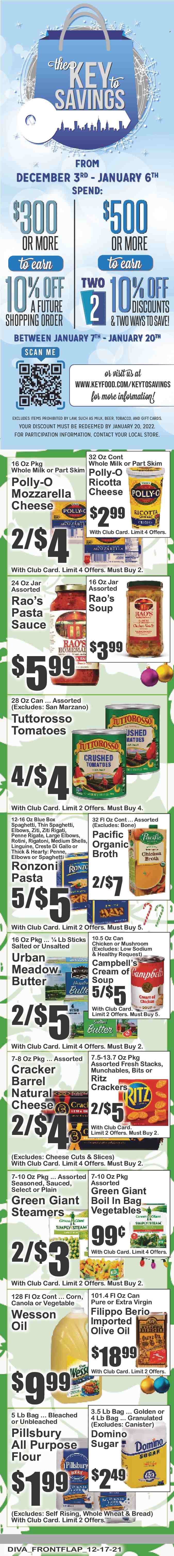 Key Food ad - 12/17/2021 - 12/23/2021. Page 2