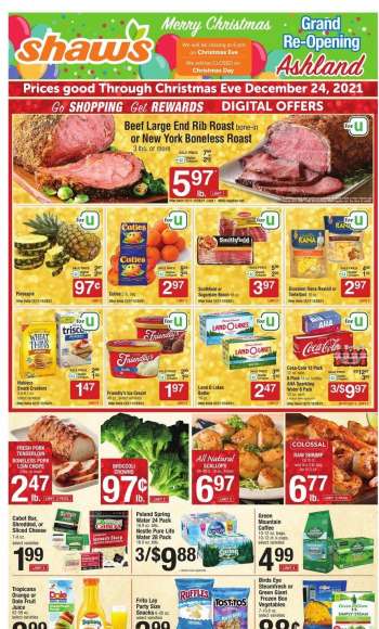 Shaw’s Flyer - 12/17/2021 - 12/24/2021.