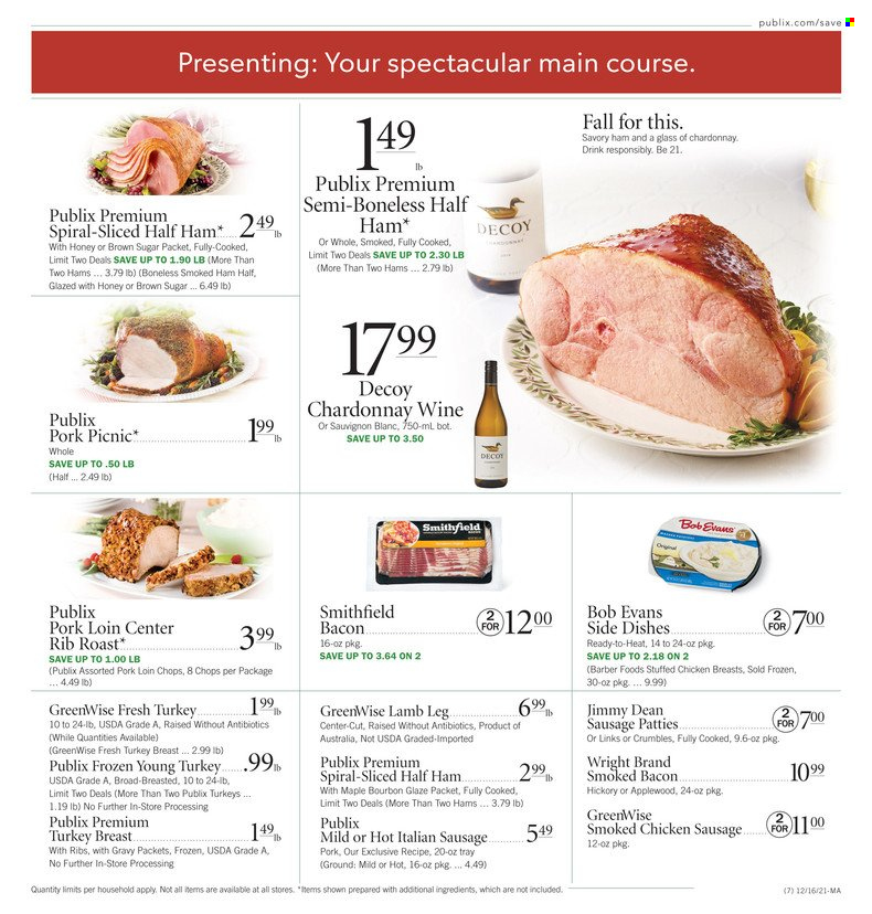 Publix ad - 12/16/2021 - 12/24/2021. Page 7