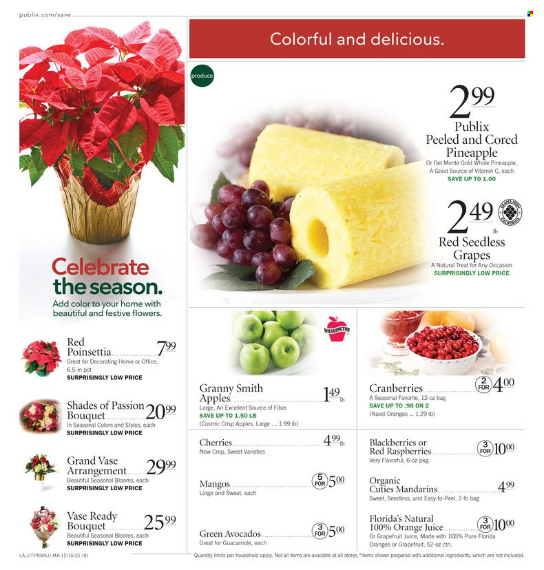 Publix ad - 12/16/2021 - 12/24/2021. Page 8