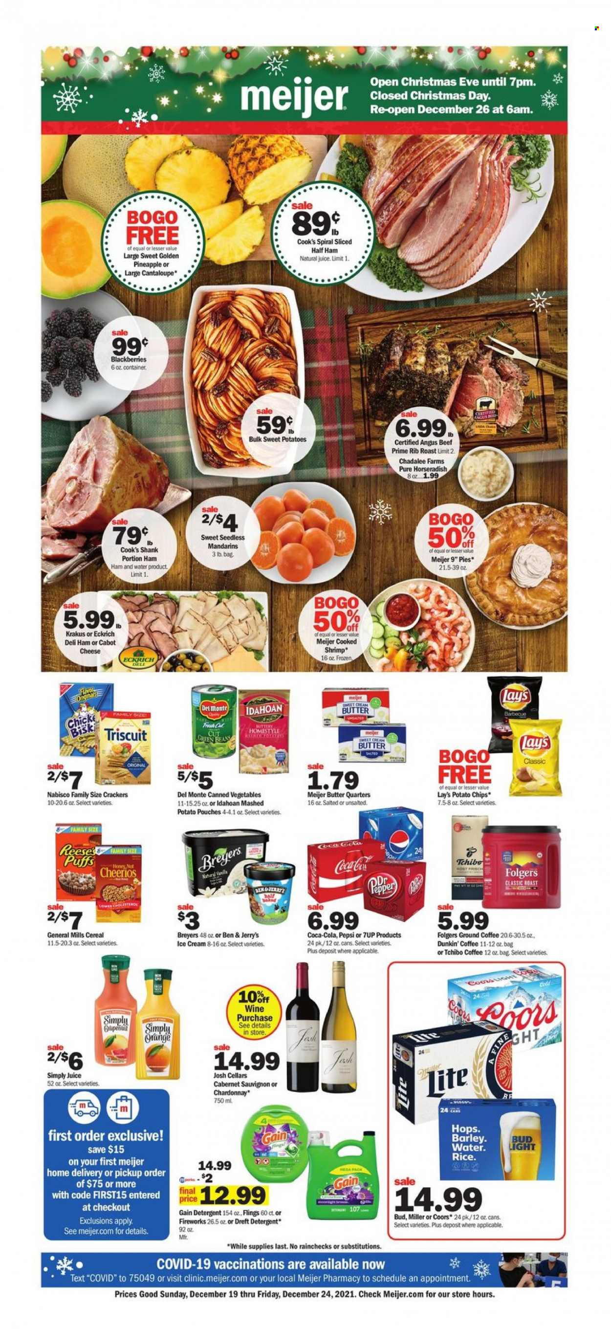 Meijer ad - 12/19/2021 - 12/24/2021. Page 1