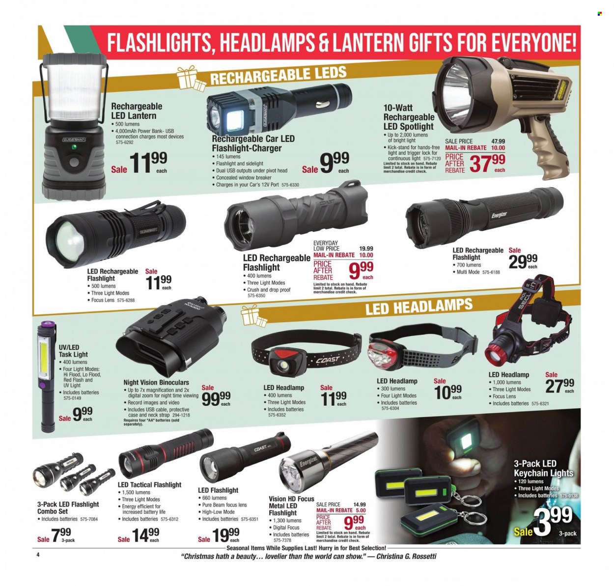 Menards ad - 12/17/2021 - 12/24/2021. Page 4