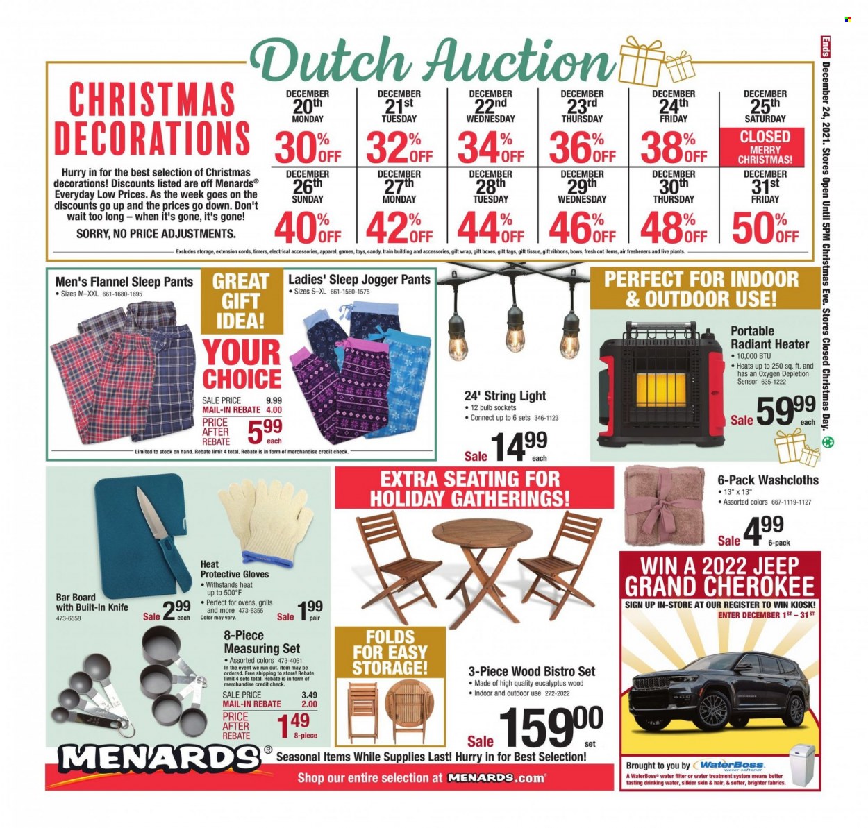 Menards ad - 12/17/2021 - 12/24/2021. Page 15