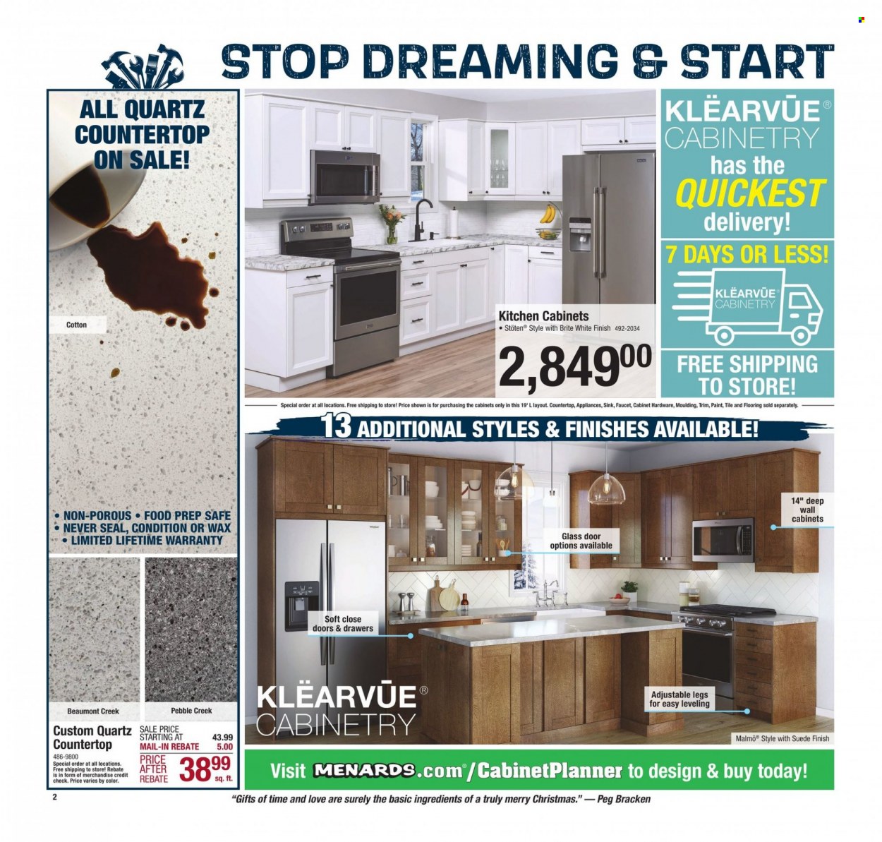 Menards ad - 12/14/2021 - 12/24/2021. Page 2